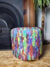 Load image into Gallery viewer, Handmade Recycled Paint Tub Footstool - Small